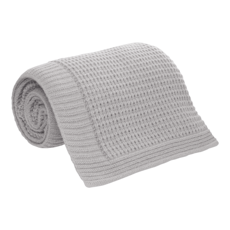 Плед Мальта Софт (Malta Soft) вязаный, 160*90 см, серый — изображение 2