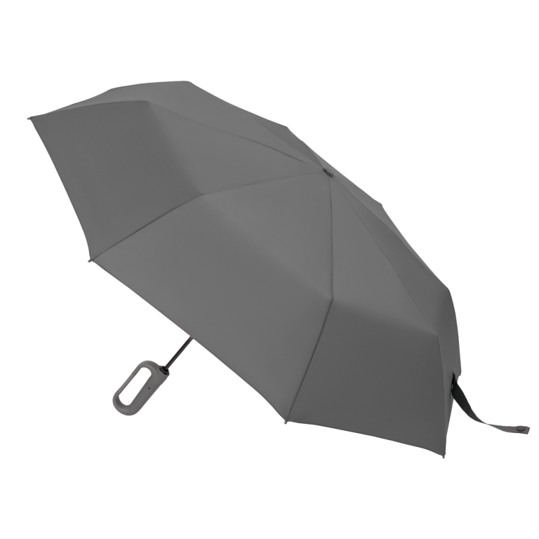 Зонт складной Азимут (Azimut), серый — изображение 2