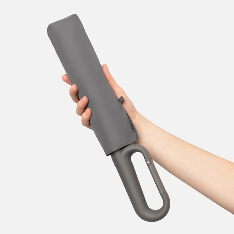 Зонт складной Азимут (Azimut), серый — изображение 6