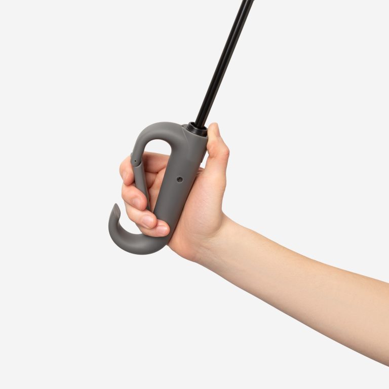 Зонт складной Азимут (Azimut), серый — изображение 7