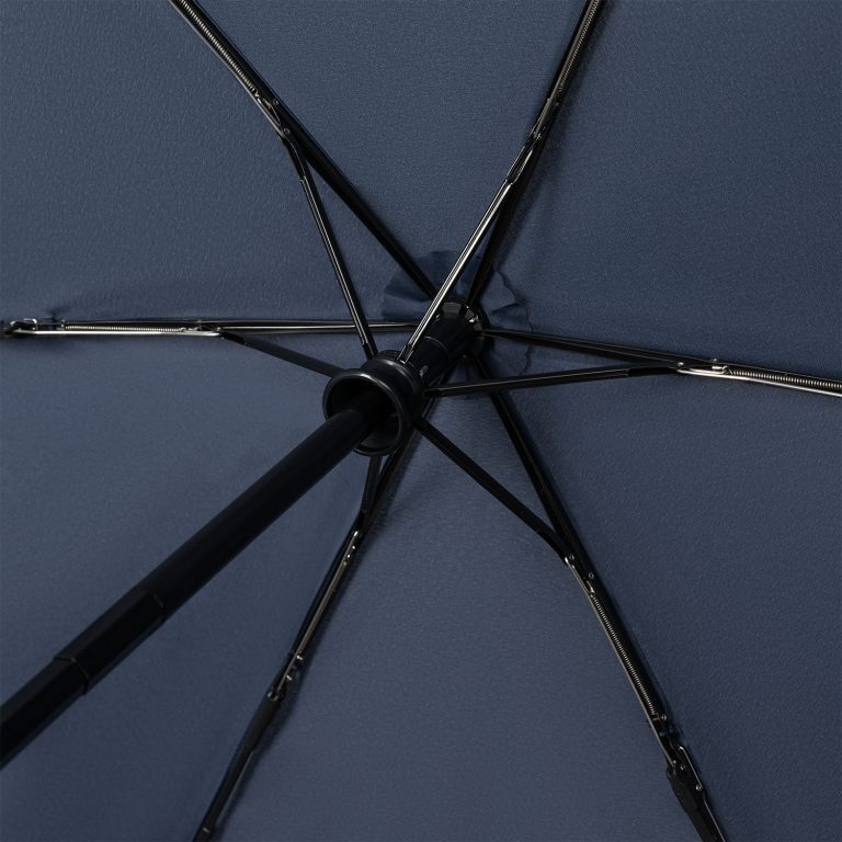 Зонт складной Филтон (Filton), синий с системой безопасности (Safety System) — изображение 3