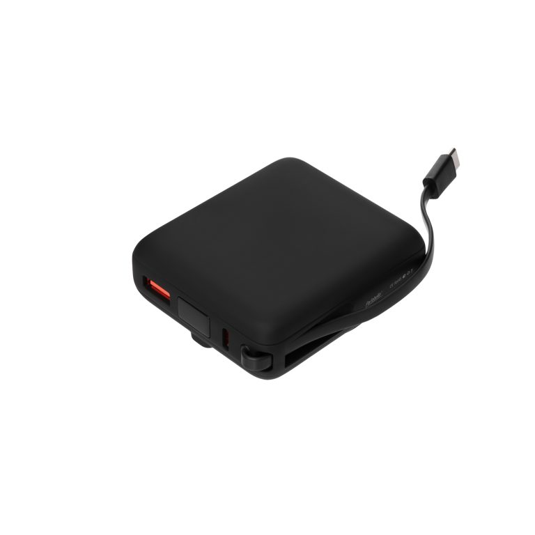 Внешний аккумулятор с подсветкой Риттер PD (Ritter PD) 10000mAh с функцией беспроводной зарядки 15W, черный — изображение 3