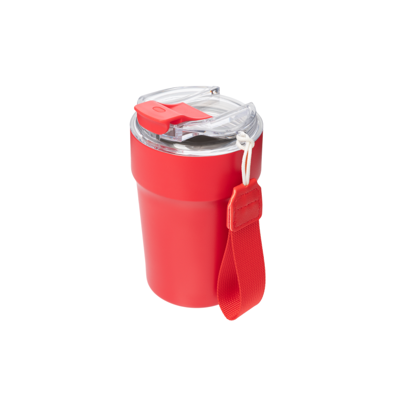 Термокружка вакуумная Монако (Monaco), красная — изображение 2