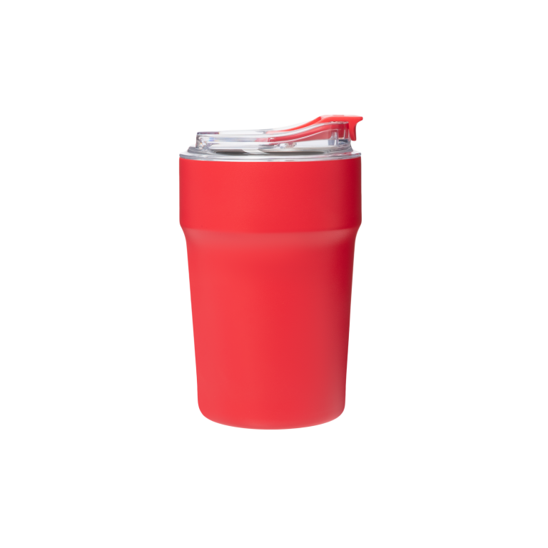 Термокружка вакуумная Монако (Monaco), красная — изображение 5