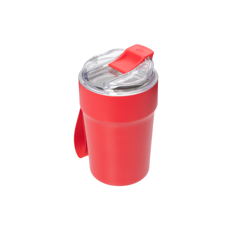 Термокружка вакуумная Монако (Monaco), красная — изображение 6