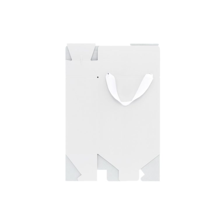 Подарочная коробка-пакет универсальная малая, белая — изображение 3