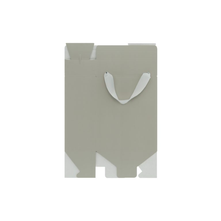 Подарочная коробка-пакет универсальная малая, серая — изображение 3