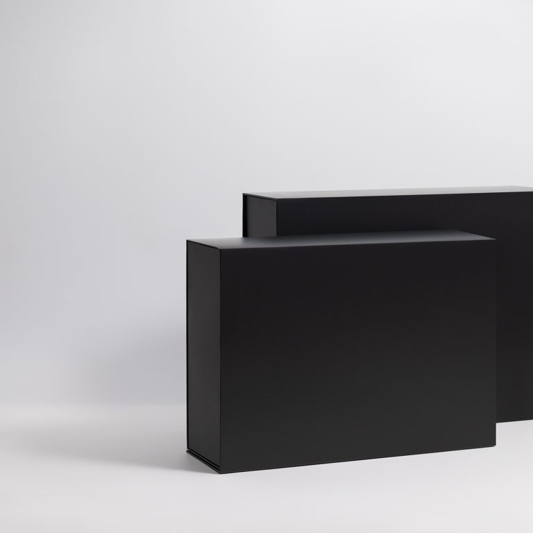 Подарочная коробка-трансформер средняя, черная — изображение 6