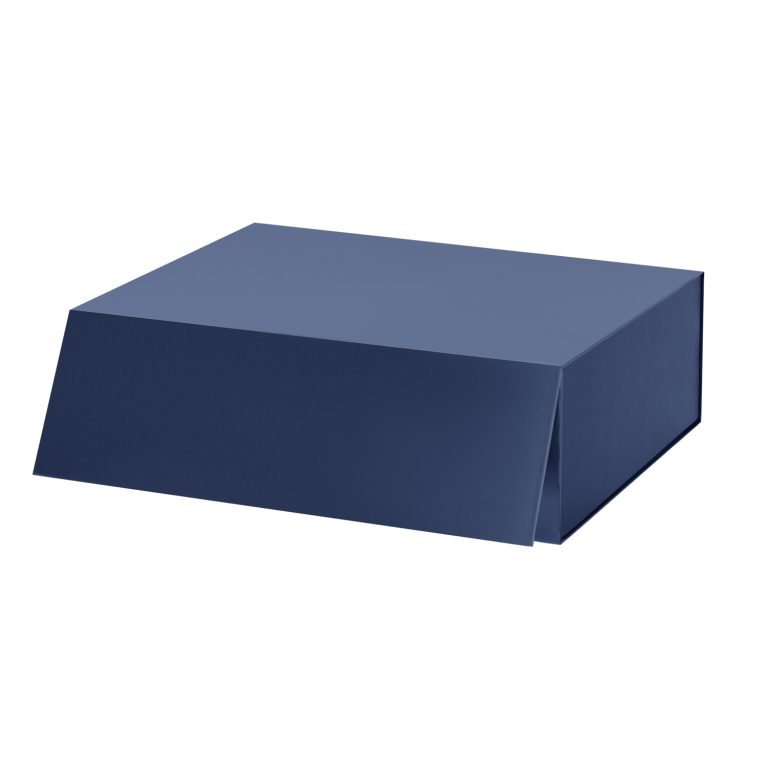 Подарочная коробка-трансформер средняя, синяя — изображение 3