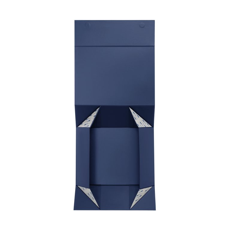 Подарочная коробка-трансформер средняя, синяя — изображение 4