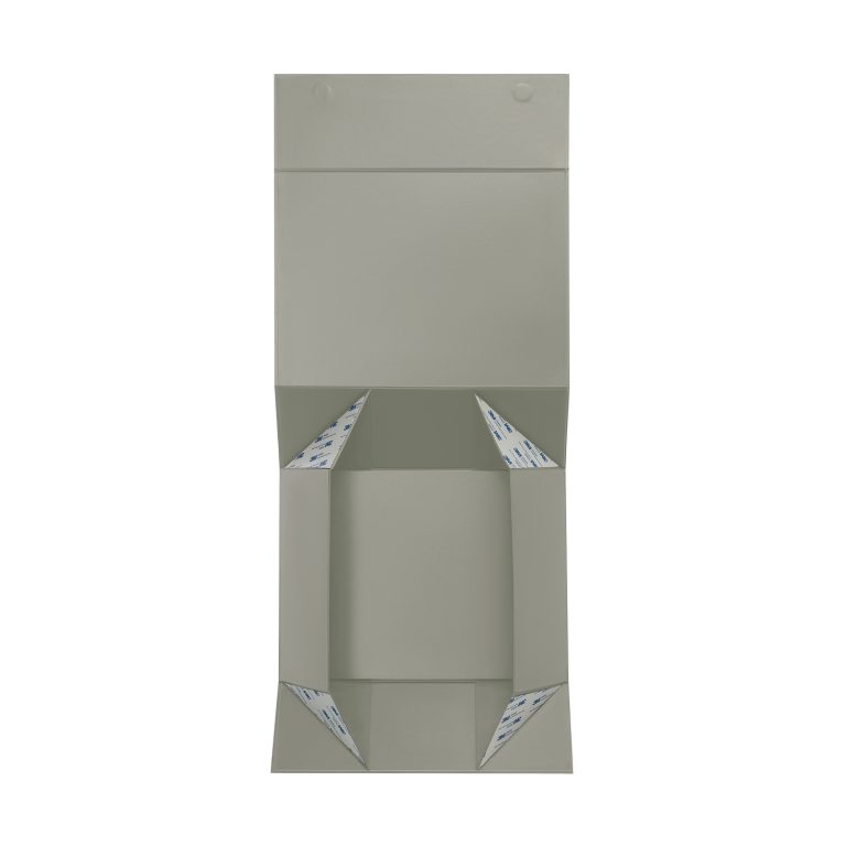 Подарочная коробка-трансформер средняя, серая — изображение 4