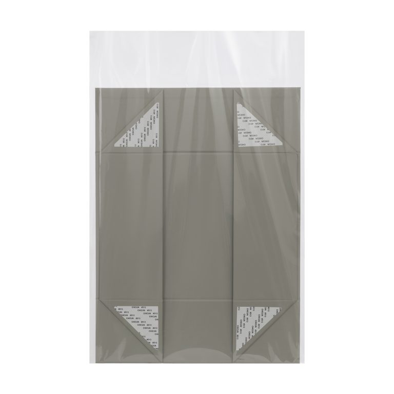 Подарочная коробка-трансформер средняя, серая — изображение 5