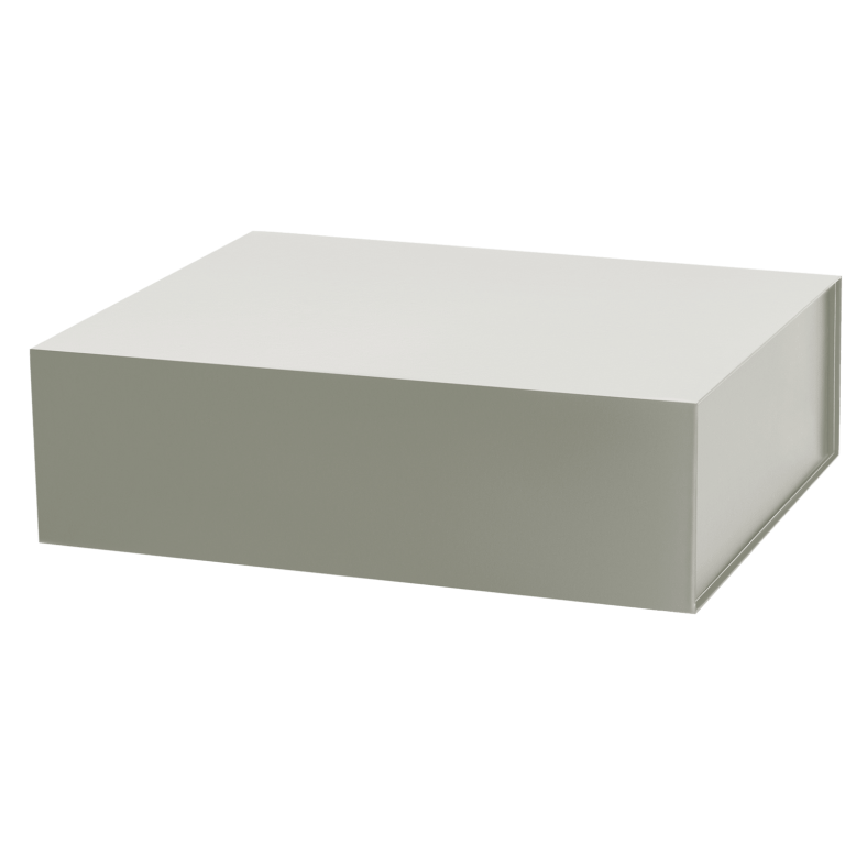 Подарочная коробка-трансформер большая, серая — изображение 2