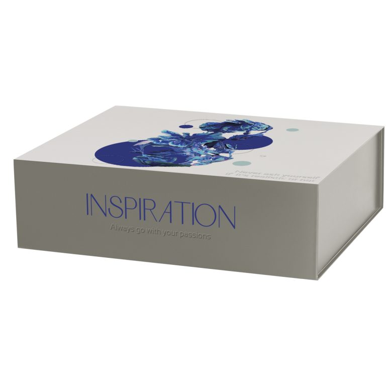 Подарочная коробка-трансформер большая, серая — изображение 7