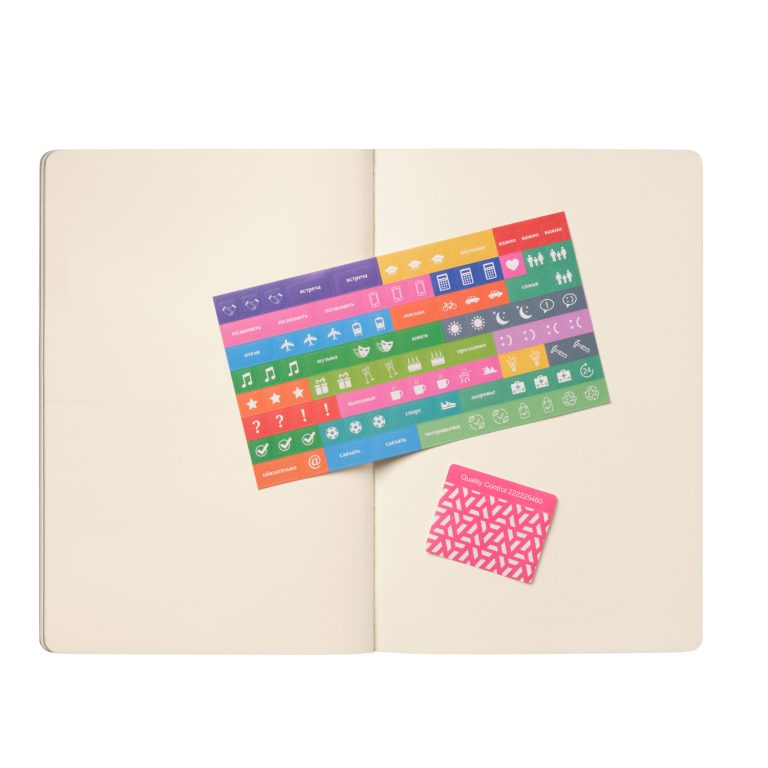 Блокнот Альфа Слим (Alpha slim), фиолетовый — изображение 10