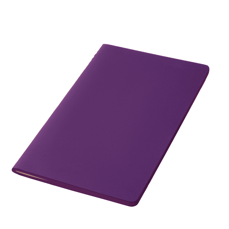 Блокнот Альфа Слим (Alpha slim), фиолетовый — изображение 2