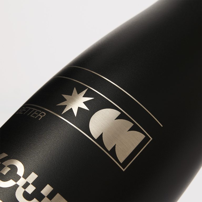 Термобутылка вакуумная герметичная Боска (Bosca), черная — изображение 10