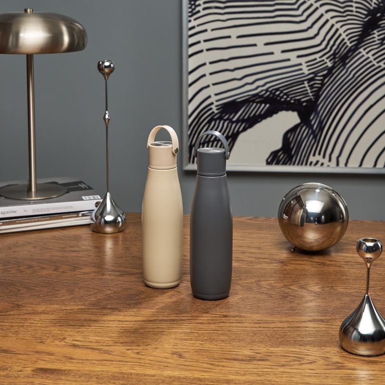 Термобутылка вакуумная герметичная Боска (Bosca), серая — изображение 9