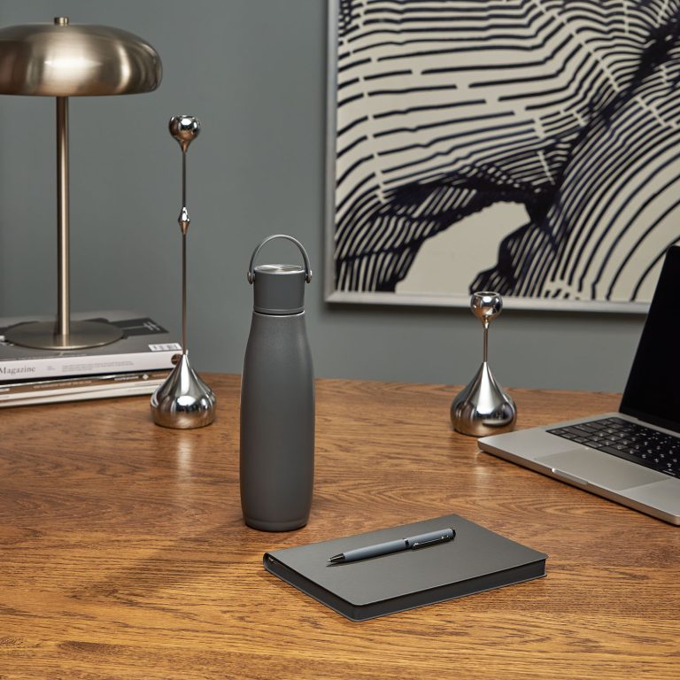 Термобутылка вакуумная герметичная Боска (Bosca), серая — изображение 8