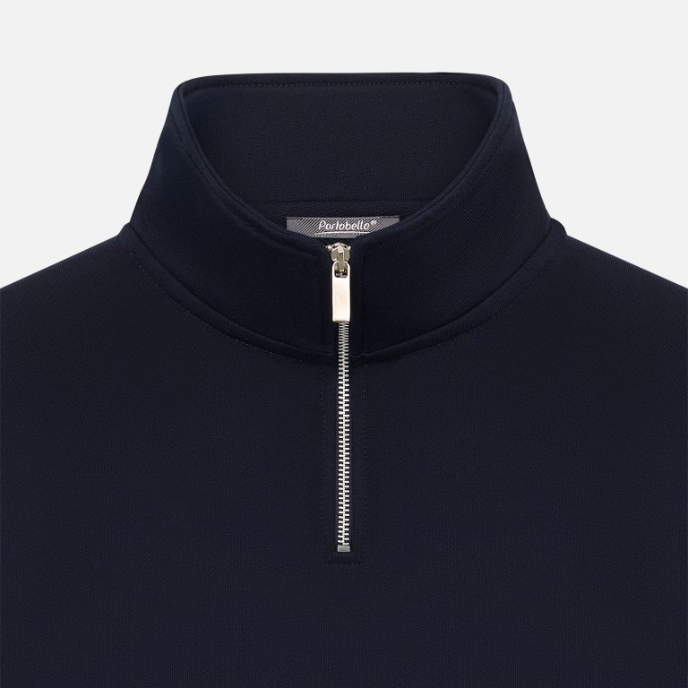 Толстовка на молнии унисекс Флоу (Flow), темно-синяя — изображение 10