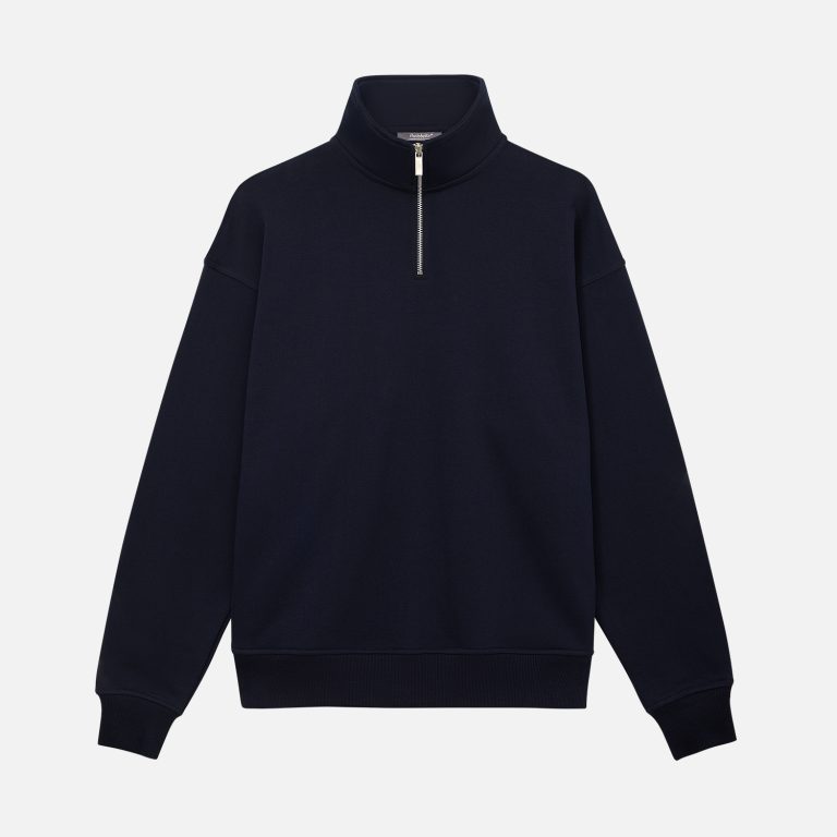 Толстовка на молнии унисекс Флоу (Flow), темно-синяя, размер 3XL/4XL — изображение 7