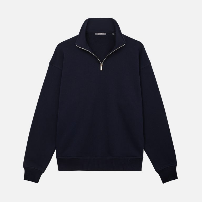 Толстовка на молнии унисекс Флоу (Flow), темно-синяя, размер 3XL/4XL — изображение 8