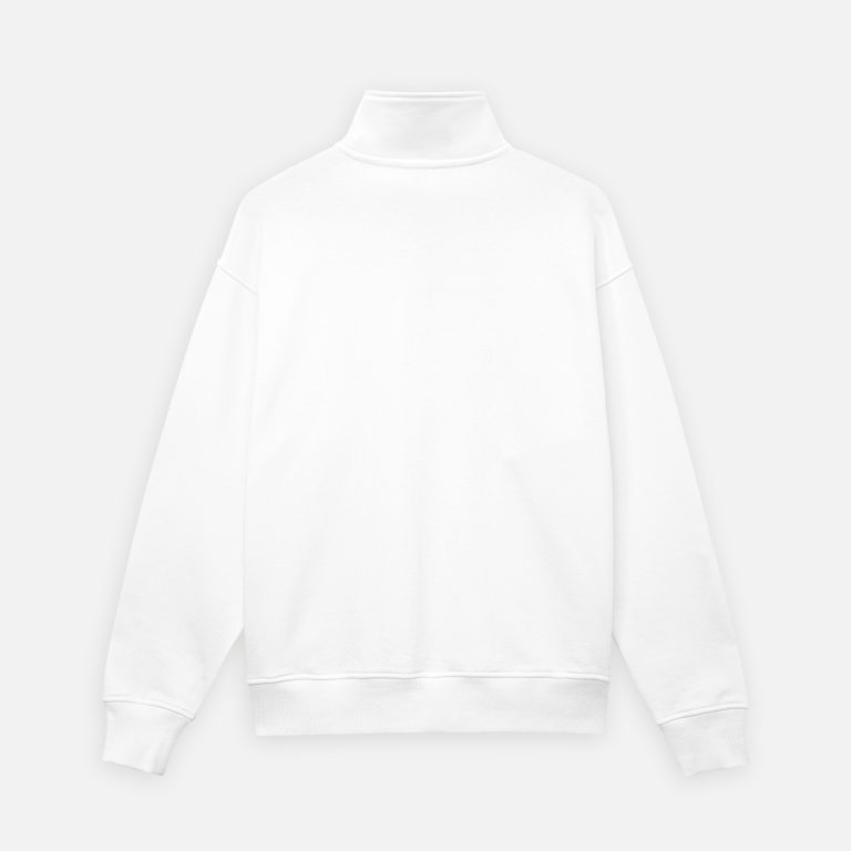 Толстовка на молнии унисекс Флоу (Flow), белая, размер 3XL/4XL — изображение 9