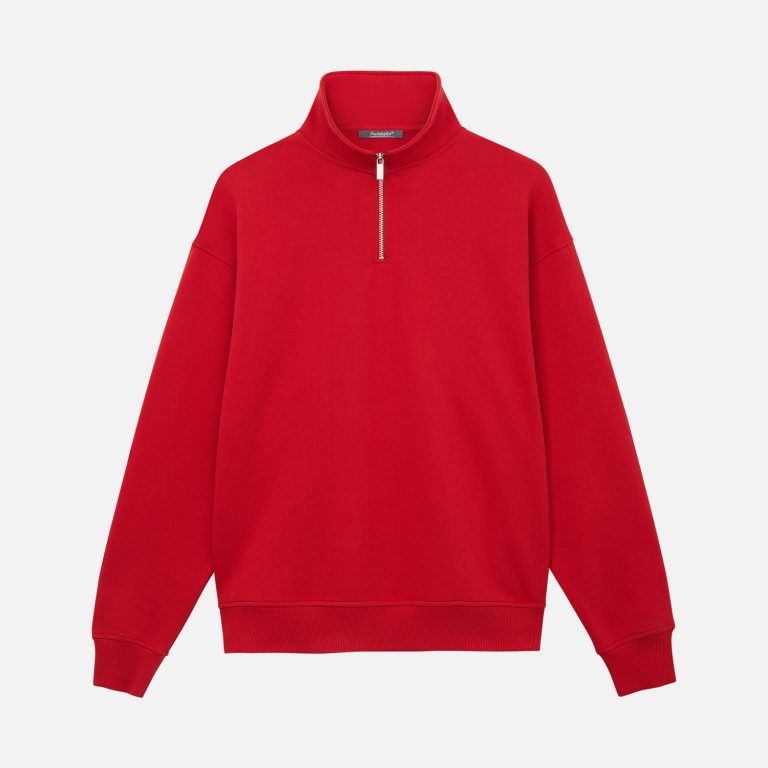 Толстовка на молнии унисекс Флоу (Flow), красная, размер XL/2XL — изображение 7