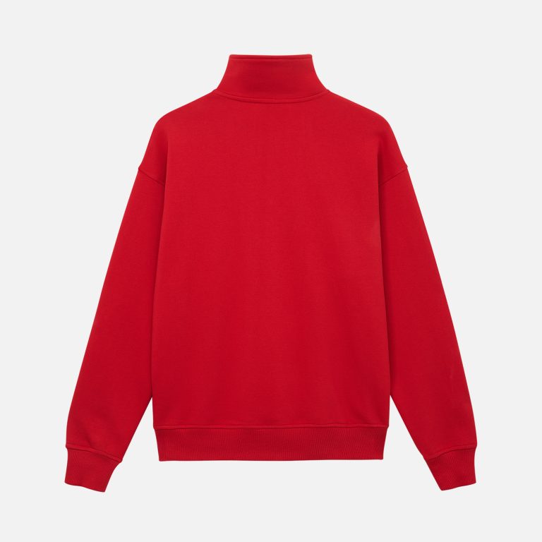 Толстовка на молнии унисекс Флоу (Flow), красная, размер 3XL/4XL — изображение 9