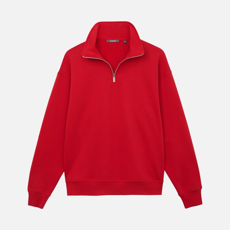 Толстовка на молнии унисекс Флоу (Flow), красная, размер 3XL/4XL — изображение 8