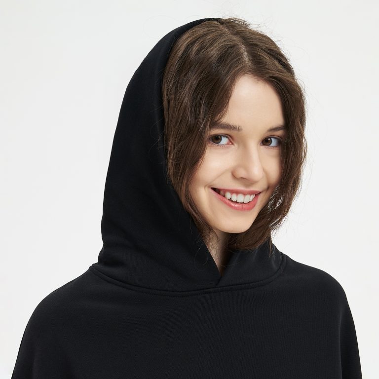 Худи оверсайз унисекс Фьюжн (Fusion), черный, размер XL/2XL — изображение 8