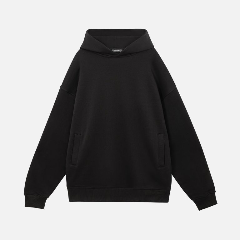 Худи оверсайз унисекс Фьюжн (Fusion), черный, размер 3XL/4XL — изображение 9