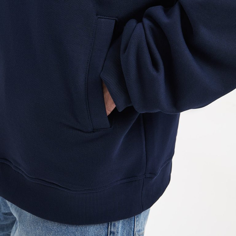 Худи оверсайз унисекс Фьюжн (Fusion), темно-синий, размер M/L — изображение 10