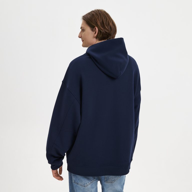 Худи оверсайз унисекс Фьюжн (Fusion), темно-синий, размер 3XL/4XL — изображение 6