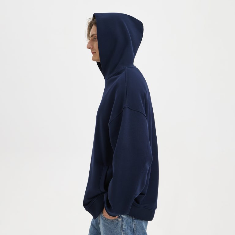 Худи оверсайз унисекс Фьюжн (Fusion), темно-синий, размер 3XL/4XL — изображение 7