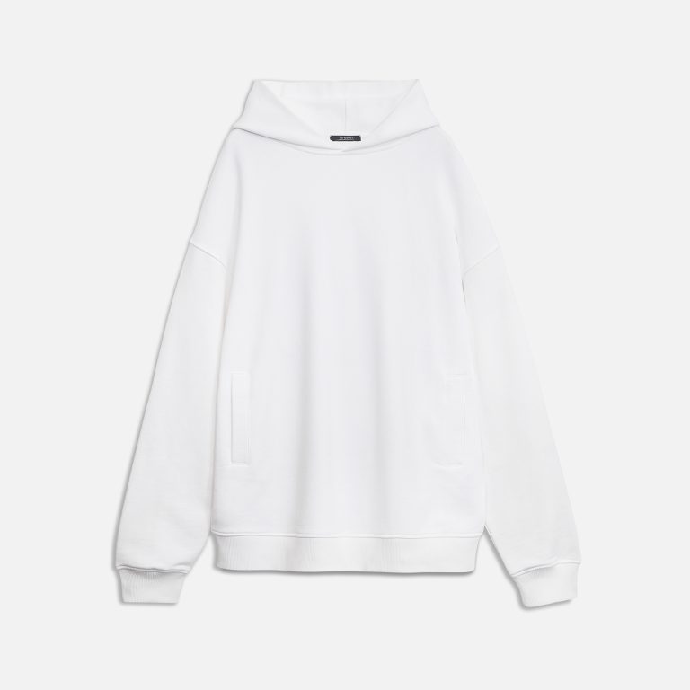 Худи оверсайз унисекс Фьюжн (Fusion), белый — изображение 8