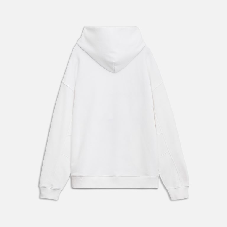 Худи оверсайз унисекс Фьюжн (Fusion), белый, размер XS/S — изображение 9