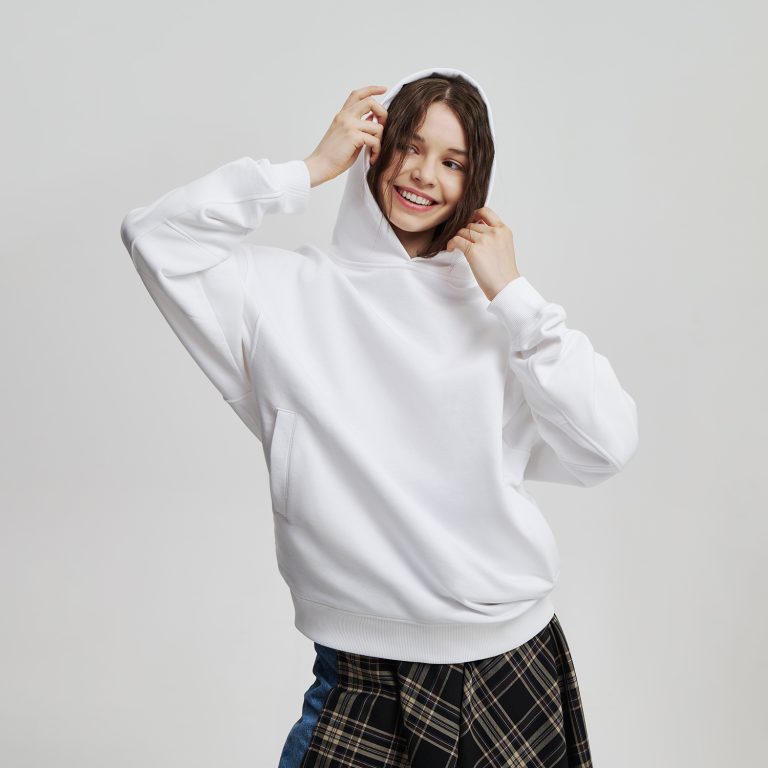 Худи оверсайз унисекс Фьюжн (Fusion), белый, размер 3XL/4XL — изображение 7