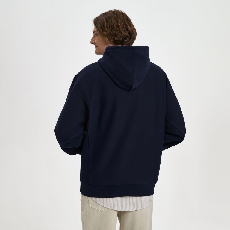 Худи релакс унисекс Адвенче (Adventure), темно-синий — изображение 6