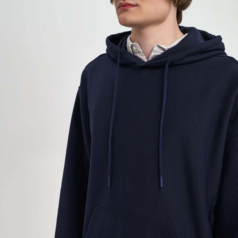 Худи релакс унисекс Адвенче (Adventure), темно-синий, размер M/L — изображение 10