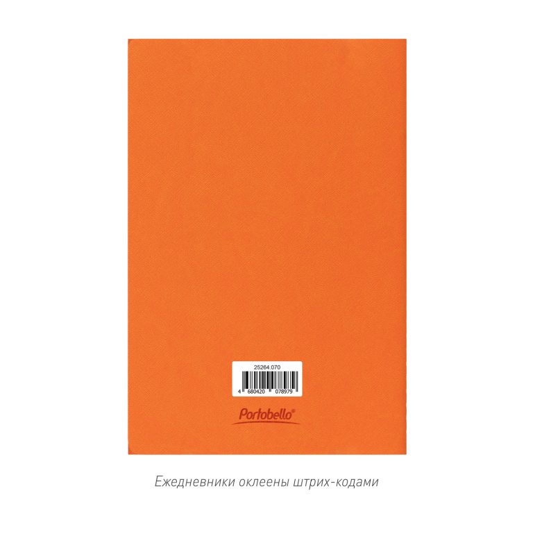 Блокнот Корса слим (Corsa slim), оранжевый — изображение 9