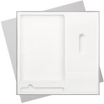 Подарочная коробка без ложемента для ежедневника, ручки и аккумулятора, серая (под съемные ложементы) — изображение 8