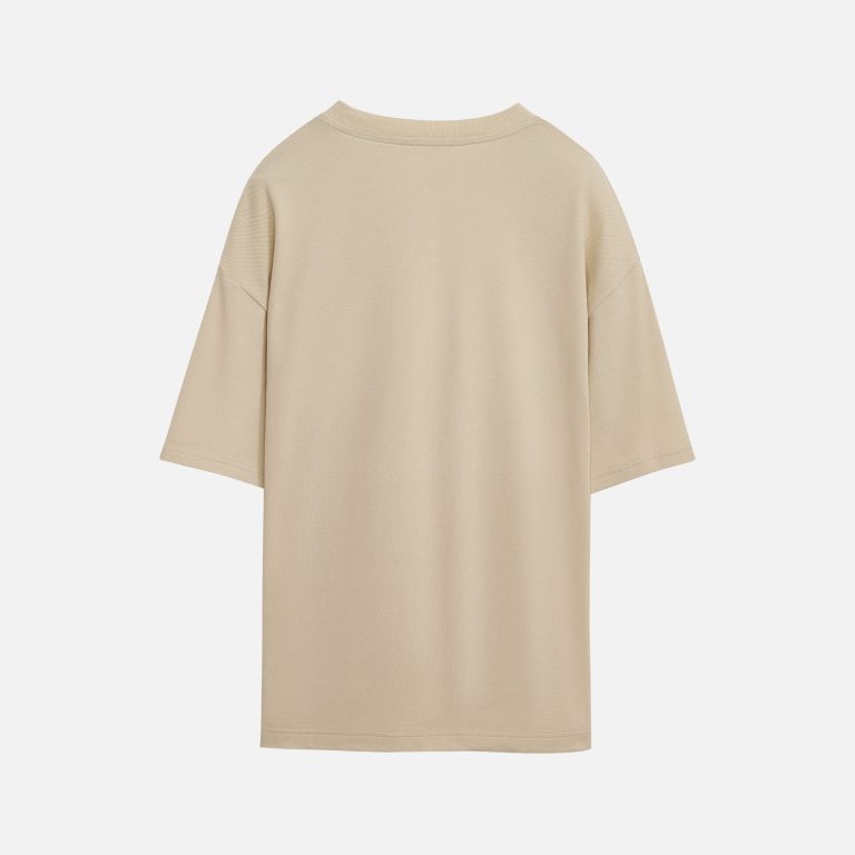 Футболка унисекс премиум Аура (Aura), 100% хлопок 200гр. бежевый, размер XL/2XL — изображение 8