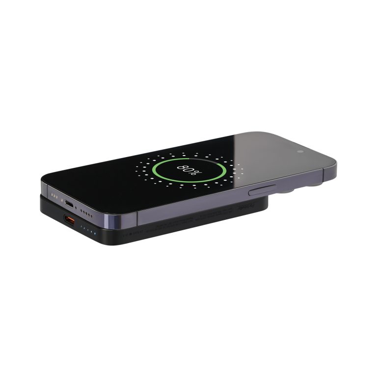 Внешний аккумулятор Artex PD 5000mAh с функцией беспроводной зарядки 15W, черный — изображение 8