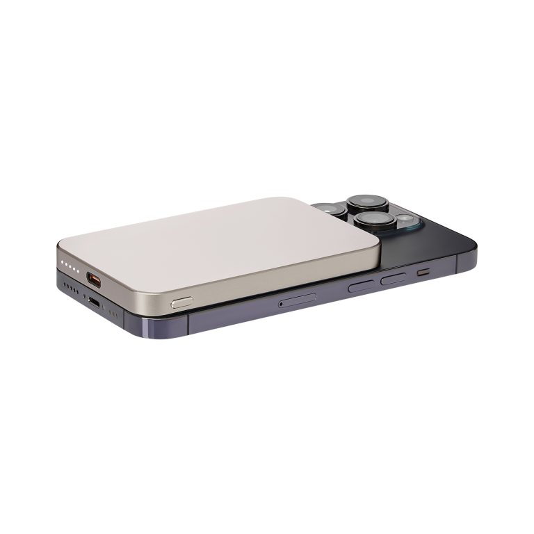Внешний аккумулятор Artex PD 5000mAh с функцией беспроводной зарядки 15W, титановый — изображение 7