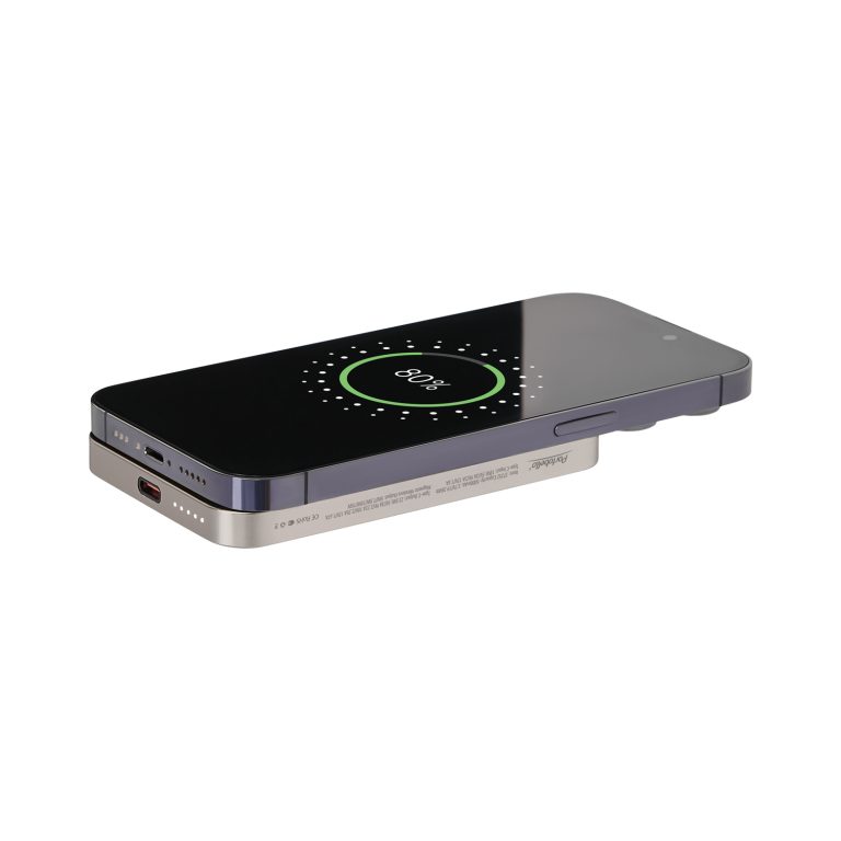 Внешний аккумулятор Artex PD 5000mAh с функцией беспроводной зарядки 15W, титановый — изображение 8