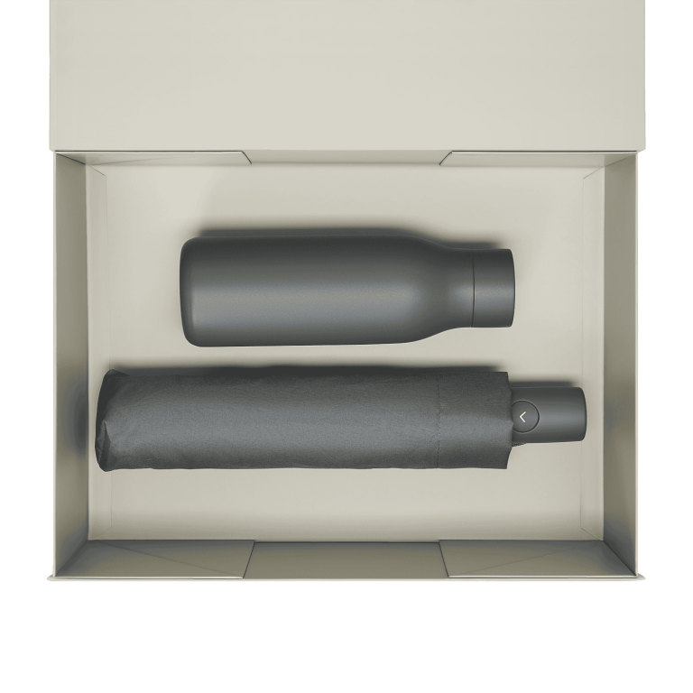 Подарочный набор Севилла (Sevilla), Атланта (Atlanta), серый (зонт, термобутылка) — изображение 3