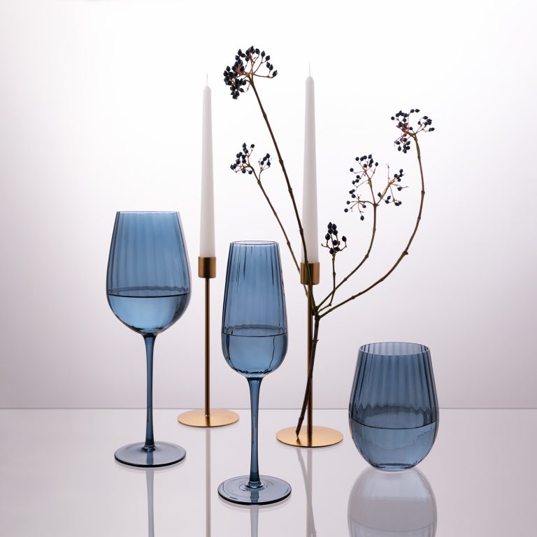 Стакан для воды Тоскана (Toscana), синий — изображение 5