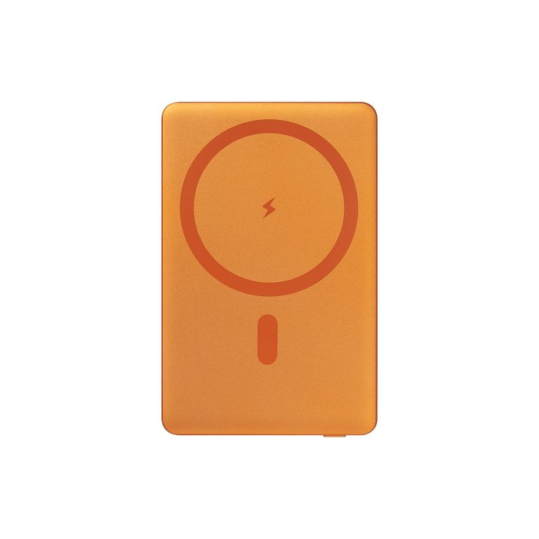 Внешний аккумулятор Атлантис (Atlantis) PD 5000mAh с функцией беспроводной зарядки 15W, оранжевый — изображение 6