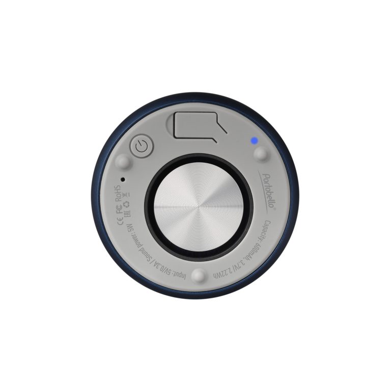 Беспроводная колонка Пассион (Passion) 80dB 600 mAh (Bluetooth 5.4), синяя — изображение 4